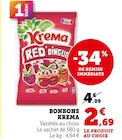 Bonbons - Krema en promo chez Super U Antony à 2,69 €