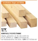 KANTHOLZ FICHTE/TANNE Angebote bei OBI München für 1,59 €