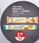 Blätterteig oder Quiche- und Tarteteig von Tante Fanny im aktuellen V-Markt Prospekt für 1,29 €