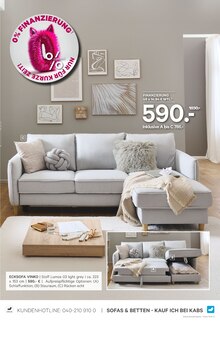 Ecksofa im aktuellen Kabs Prospekt (Bremen) Ecksofa im Kabs Prospekt "ALT GEGEN NEU!" mit 42 Seiten (Bremen)