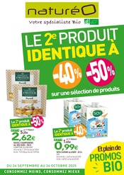 Alimentation Angebote im Prospekt "LE 2e PRODUIT IDENTIQUE À -40% -50% sur une sélection de produits" von NaturéO Alimentation Angebote im Prospekt "LE 2e PRODUIT IDENTIQUE À -40% -50% sur une sélection de produits" von NaturéO auf Seite 1