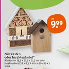 Nistkasten oder Insektenhotel Angebote bei tegut Fürth für 9,99 €