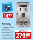Aktuelle Kaffeevollautomat Angebote bei famila Nordost in Lübeck Aktuelles Kaffeevollautomat Ecam 22.110.SB Angebot bei famila Nordost in Lübeck ab 14,99 €