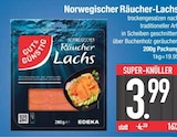 Norwegischer Räucher-Lachs von GUT & GÜNSTIG im aktuellen EDEKA Prospekt für 3,99 €