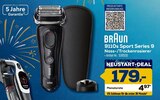 9110s Sport Series 9 Nass-/Trockenrasierer im Angebot bei EURONICS in Soest 9110s Sport Series 9 Nass-/Trockenrasierer Angebote von Braun bei EURONICS Soest für 179,00 €