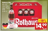 Pils Angebote von Rothaus bei Netto Marken-Discount Sigmaringen für 14,99 €