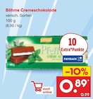 Cremeschokolade im Angebot bei Netto Marken-Discount in Laatzen Cremeschokolade Angebote von Böhme bei Netto Marken-Discount Laatzen für 0,89 €