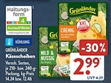 Käsescheiben im ALDI SÜD Prospekt Käsescheiben von Grünländer im aktuellen ALDI SÜD Prospekt für 2,99 €