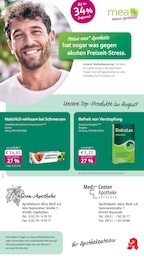 mea - meine apotheke Prospekt für Bayreuth mit 4 Seiten mea - meine apotheke Prospekt für Bayreuth: "Unsere August-Angebote", 4 Seiten, 01.08.2026 - 31.08.2026