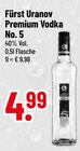 Premium Vodka No. 5 von Fürst Uranov im aktuellen Trinkgut Prospekt für 4,99 €