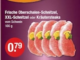 Frische Oberschalen-Schnitzel für 0,79 € bei V-Markt im Angebot Frische Oberschalen-Schnitzel im aktuellen V-Markt Prospekt