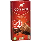 Tablettes De Chocolat Lait Côte D'or en promo chez Auchan Hypermarché Ajaccio à 4,25 €