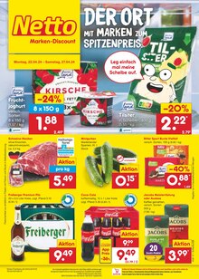 Fleisch im Netto Marken-Discount Prospekt "Aktuelle Angebote" mit 51 Seiten (Erfurt)