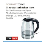 Glas-Wasserkocher im Angebot bei V-Markt in Kaufbeuren Glas-Wasserkocher Angebote von GOURMETmaxx bei V-Markt Kaufbeuren für 17,99 €