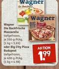 Die Backfrische Mozzarella oder Big City Pizza Budapest bei nahkauf im Fürstenwalde Prospekt für 1,99 €