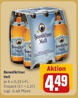 Aktuelle Bier Angebote bei REWE in Hamburg Aktuelles Hell Angebot bei REWE in Hamburg ab 4,49 €