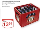 Aktuelle Erdinger Angebote bei GLOBUS in Leipzig Aktuelles Weißbräu Alkoholfrei Angebot bei GLOBUS in Leipzig ab 13,99 €