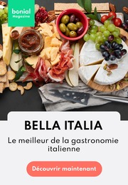 Prospectus Recettes "Bella Italia : Le meilleur de la gastronomie italienne", 1 page, 24/05/2023 - 11/06/2023