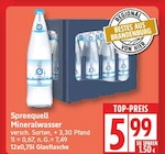 Mineralwasser von Spreequell im aktuellen EDEKA Prospekt
