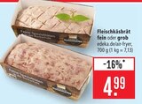 Fleischkäsbrät fein Angebote von Unsere Hausmarke bei Marktkauf Nürtingen für 4,99 €