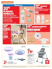 Promos Chaise dans le catalogue "LA RENTRÉE À PRIX K.O." de Auchan Hypermarché Chaise en promo dans le catalogue Auchan Hypermarché à la page 28