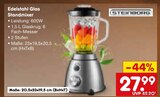 Edelstahl Glas Standmixer Angebote von STEINBORG bei Netto Marken-Discount Bünde für 27,99 €