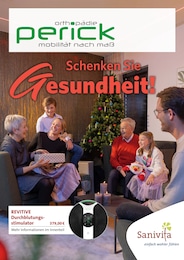 PERICK ORTHOPÄDIE Klinikwerkstatt im Paulinenkrankenhaus Prospekt "Schenken Sie Gesundheit!" für Gronau, 6 Seiten, 13.11.2024 - 31.01.2025