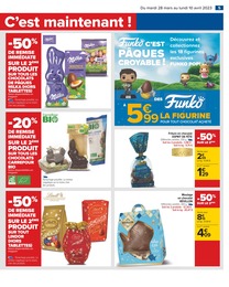Prix et réduction Pâques dans le prospectus Carrefour en cours Offre Pâques dans le catalogue Carrefour du moment à la page 5