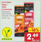 Hello Vegan Tafelschokolade Angebote von Lindt bei Netto Marken-Discount Peine für 2,49 €