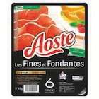 Jambon cru fines et fondantes - Aoste en promo chez U Express Drancy à 1,09 €