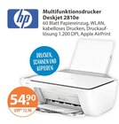 Multifunktionsdrucker Deskjet 2810e im V-Markt Prospekt Multifunktionsdrucker Deskjet 2810e von hp im aktuellen V-Markt Prospekt für 54,90 €