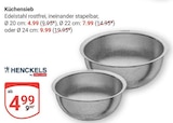 Küchensieb Angebote von HENCKELS bei GLOBUS Oberursel für 4,99 €