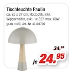 Tischleuchte Paulin im Angebot bei Möbel AS in Heilbronn Tischleuchte Paulin Angebote bei Möbel AS Heilbronn für 24,95 €