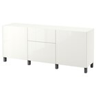 Aufbewahrung mit Schubladen weiß/Selsviken/Stubbarp dunkelgrau 180x42x74 cm bei IKEA im Ludwigsburg Prospekt für 382,00 €