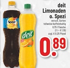 Limonaden oder Spezi bei Trinkgut im Nordhorn Prospekt für 0,89 €