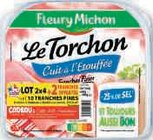 Jambon cuit à l'étouffée -25% de sel - Fleury Michon en promo chez U Express Échirolles à 4,99 €