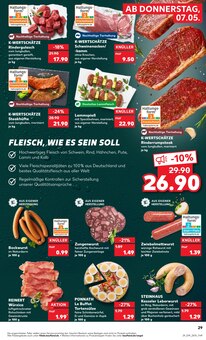 Steak im Kaufland Prospekt "KNÜLLER" mit 63 Seiten (Regensburg)