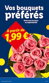 Promotion Fleurs dans le prospectus Lidl, valable du 27/08/2026 au 02/09/2026 Promo Fleurs dans le catalogue Lidl du moment à la page 27