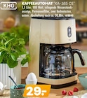 Aktuelle Kaffeevollautomat Angebote bei Möbel Kraft in Jena Aktuelles KAFFEEAUTOMAT KA-185 CE Angebot bei Möbel Kraft in Jena ab 29,00 €