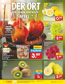 Äpfel im Netto Marken-Discount Prospekt "Aktuelle Angebote" mit 55 Seiten (Oberhausen)