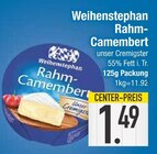 Rahm-Camembert im EDEKA Prospekt Rahm-Camembert von Weihenstephan im aktuellen EDEKA Prospekt für 1,49 €