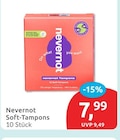 Soft-Tampons von Nevernot für 7,99 € bei budni im Angebot Soft-Tampons von Nevernot im aktuellen budni Prospekt