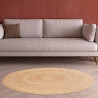 Promo Tapis rond Melua en jute tissé Ø80cm GoodHome à 17,90 € dans le catalogue Castorama à Perpignan