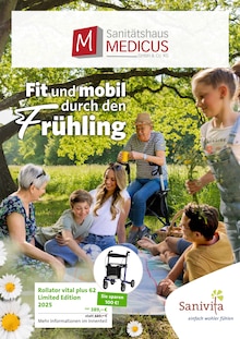 Aktueller Sanitätshaus Medicus GmbH & Co. KG Prospekt "Fit und mobil durch den Frühling" Seite 1 von 6 Seiten