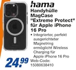 Handyhülle MagCase "Extreme Protect" für Apple iPhone 16 Pro Angebote von hama bei expert Halberstadt für 24,99 €