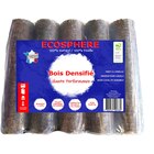 Lot de 5 bûches de bois compressé en promo chez Carrefour Reims à 4,99 €