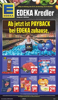 EDEKA Prospekt Wir lieben Lebensmittel! mit  Seiten in Vilseck und Umgebung