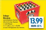 Aktuelle Erdinger Angebote bei diska in Erlangen Aktuelles Weissbräu Angebot bei diska in Erlangen ab 13,99 €