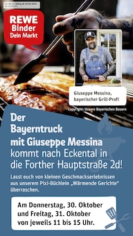 REWE Prospekt der Woche "Dein Markt" Seite 1, 27.10.2025 bis 01.11.2025 für Eckental Aktueller REWE Prospekt "Dein Markt" Seite 1 von 36 Seiten für Eckental