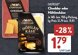 Cheddar oder Höhlenkäse von Castello im aktuellen ALDI SÜD Prospekt für 1,79 €